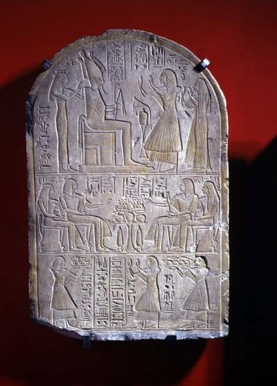 Iuny Stela (taş) by New Kingdom Egyptian