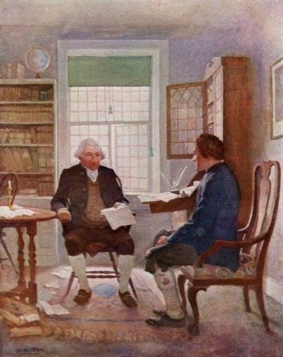 Robert Louis Stevenson tarafından Kaçırılanlar için çizim (renkli taş) by Newell Convers (after) Wyeth