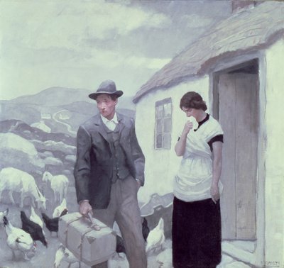 Babasının Oğlu (tuval üzerine yağlı boya) by Newell Convers Wyeth