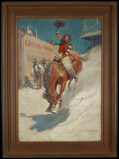 Vahşi at terbiyecisi by Newell Convers Wyeth