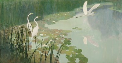 Yazın Balıkçıllar, 1941 by Newell Convers Wyeth