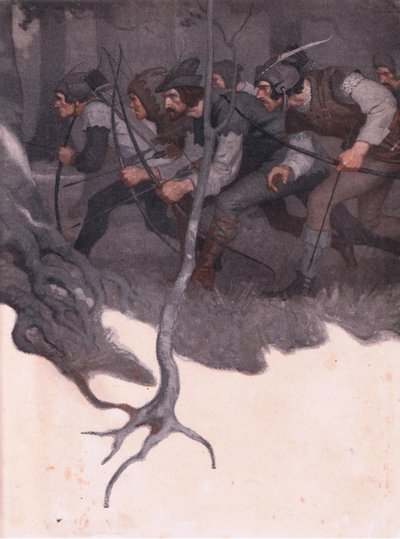 İç kapak tasarımı, 1916 by Newell Convers Wyeth