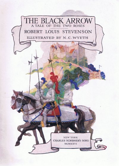 Kara Ok başlık sayfası by Newell Convers Wyeth
