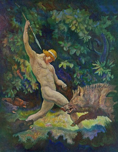 Domuz Avı, 1929 by Newell Convers Wyeth