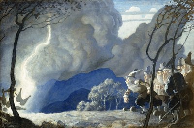 Cüceler Bovlingi by Newell Convers Wyeth