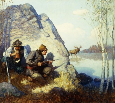 Geyik Çağrısı by Newell Convers Wyeth