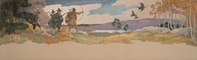 Türkiye Avcıları, 1941 by Newell Convers Wyeth