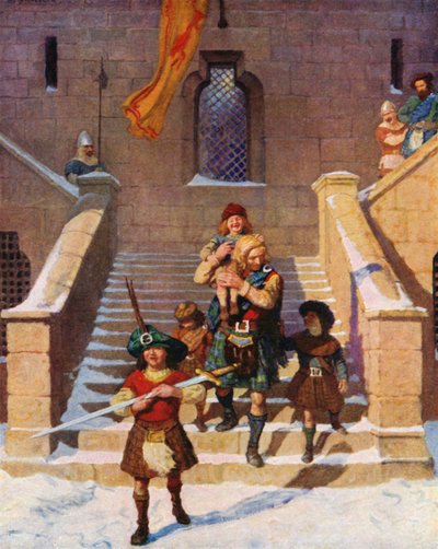 Wallace ve Çocuklar by Newell Convers Wyeth