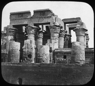 Kom Ombo Tapınağı, Mısır, c1890 by Newton and Co