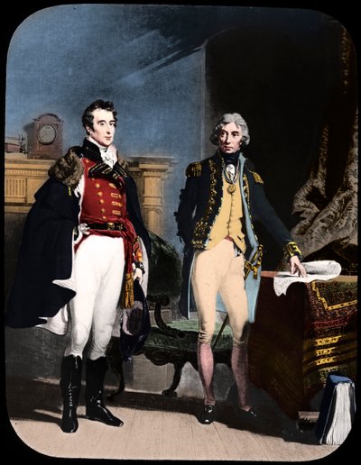 Ordu ve Deniz Kuvvetleri, Wellington ve Nelson, c1805. by Newton and Co