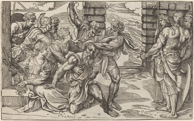 Samson ve Delilah by Niccolò Boldrini after Titian