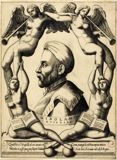 Girolamo Ruscelli'nin Portresi by Niccolò Nelli
