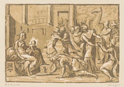 Kralların hayranlığı by Niccolò Vicentino (attributed to)