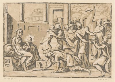 Kralların hayranlığı by Niccolò Vicentino (attributed to)