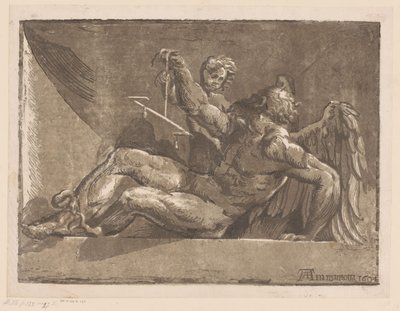 Satürn by Niccolò Vicentino (attributed to)