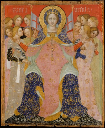 Aziz Ursula ve Bakireleri, yak. 1410. by Niccolò di Pietro