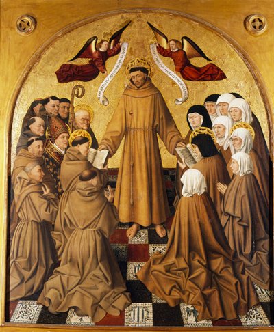 Altar paneli, St. Francis, Rule