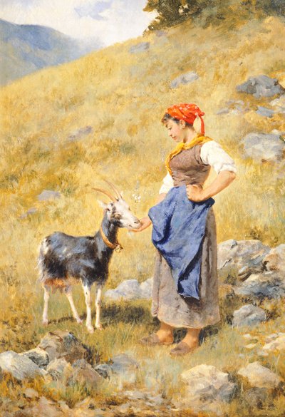Çoban, Niccolo Cannicci (1846-1906) by Niccolo Cannicci