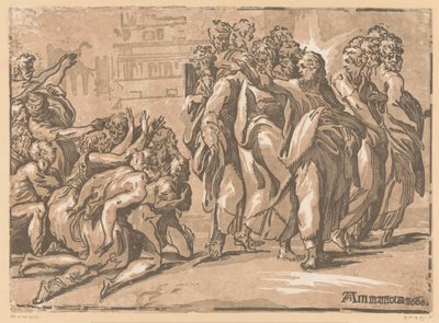 Mesih cüzamlıları iyileştirir by Niccolo Vicentino