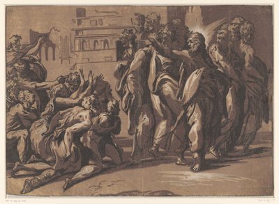 Mesih cüzamlıları iyileştirir by Niccolo Vicentino