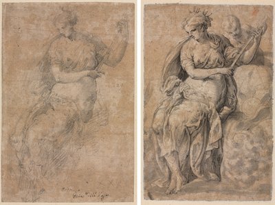 Alegorik Figür (rekto ve verso) by Niccolo dell
