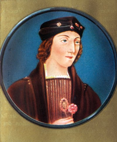 Henry VII Portresi by Nicholas (after) Hilliard