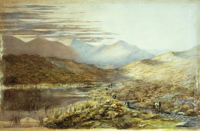 Pukaki Gölü, Yeni Zelanda, 1872 by Nicholas Chevalier