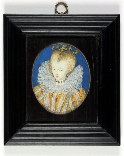 Geleneksel Olarak Kraliçe I. Elizabeth Olarak Tanımlanan Bir Leydi Prenses (emaye) by Nicholas Hilliard