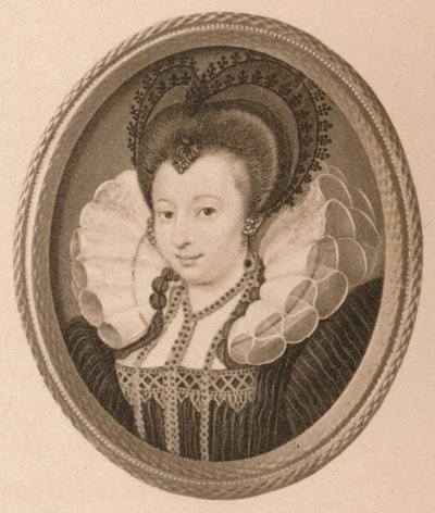 Catherine Knevett, Suffolk Kontesi, c 16. yüzyıl 1904 by Nicholas Hilliard
