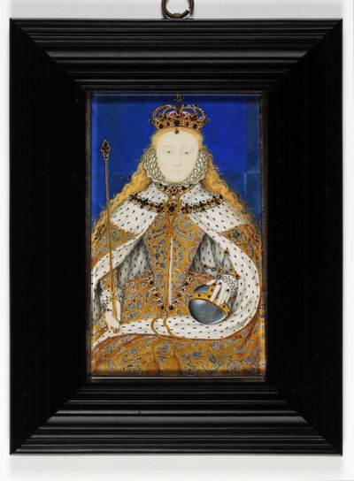 Kraliçe I. Elizabeth (emaye) by Nicholas Hilliard