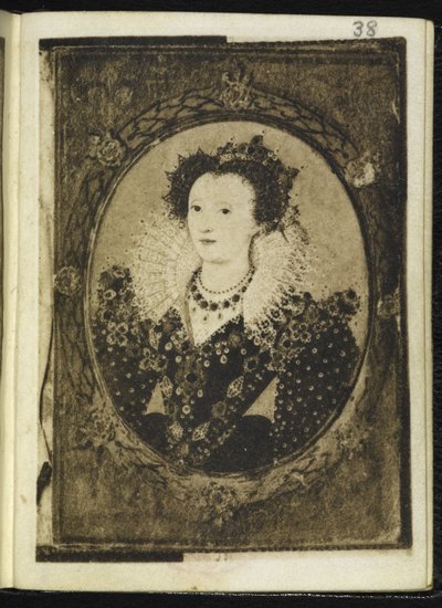 Kraliçe I. Elizabeth (minyatür) by Nicholas Hilliard