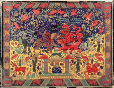 Ejderha ile Savaş, 1912 by Nicholas Roerich