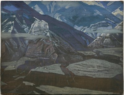 Bhargarh Kalesi, "Kulu" Serisi, 1929 by Nicholas Roerich
