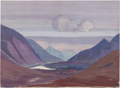 Chandra Nehri, çalışma, 1931 by Nicholas Roerich