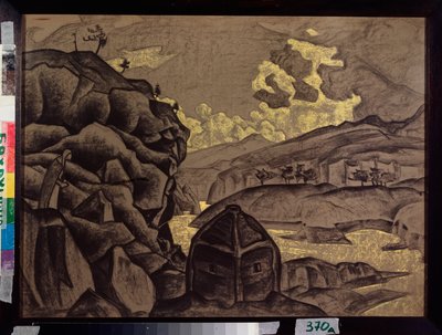 Henrik Ibsen tarafından "Peer Gynt" için dekor, 1912 by Nicholas Roerich