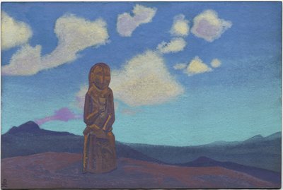 Kadeh Muhafızı, Moğolistan, 1937 by Nicholas Roerich
