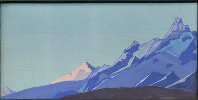 Himalayalar, Akşam, 1933 by Nicholas Roerich