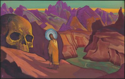 Issa ve Devin Kafatası, 1932 by Nicholas Roerich