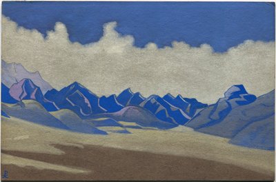 Karakurum, Türkistan Yolu, 1936 by Nicholas Roerich
