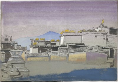 Kardang, çalışma, 1932 by Nicholas Roerich