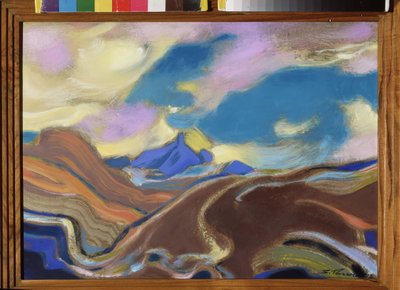 Mehdi. Oeuvre de Sviatoslav Nikolayevich Roerich (1904-1993), karton üzerine tempera ve yağ by Nicholas Roerich