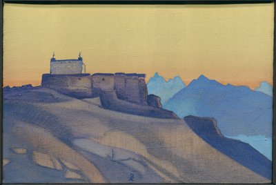 Manastır, Sissu, 1932 by Nicholas Roerich