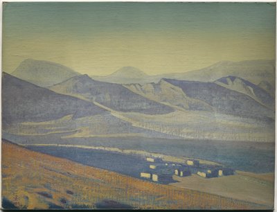 Kutsal Alanlar ve Kaleler, aynı başlıktaki diziden, 1925 by Nicholas Roerich