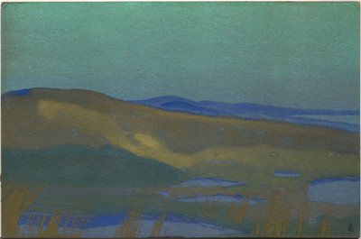 Tsaidam Bataklıkları, 1936 by Nicholas Roerich