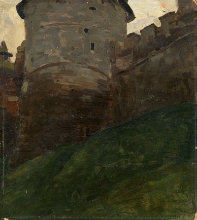 Novgorod Kremlin Kulesi, c. 1903 by Nikolai Konstantinowitsch Roerich