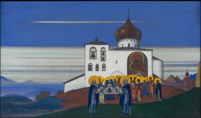 Zvenigorod, 1933 by Nicholas Roerich