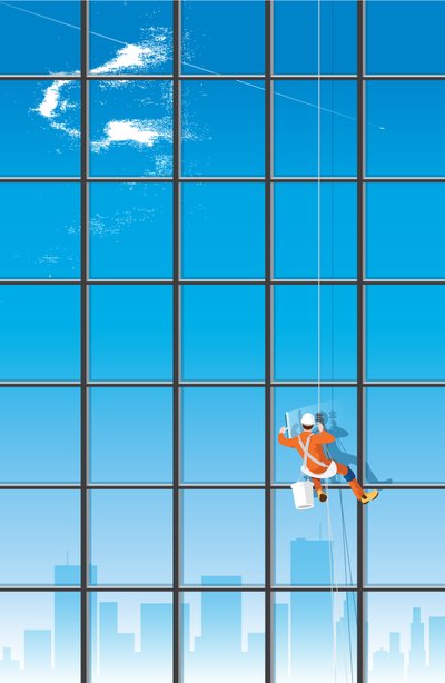 The Window Cleaner, 2016 (dijital) by Nick Diggory