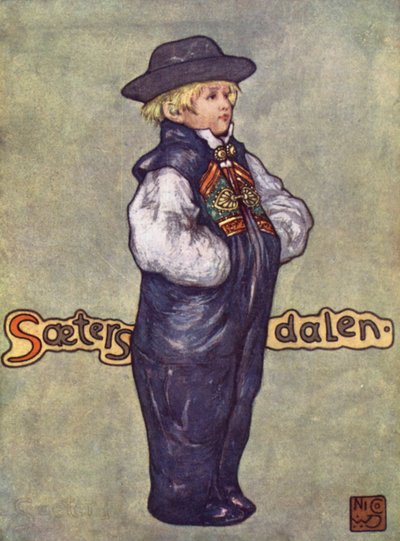 Norveç: A Boy of Saetersdalen (renkli taş) by Nico Jungman