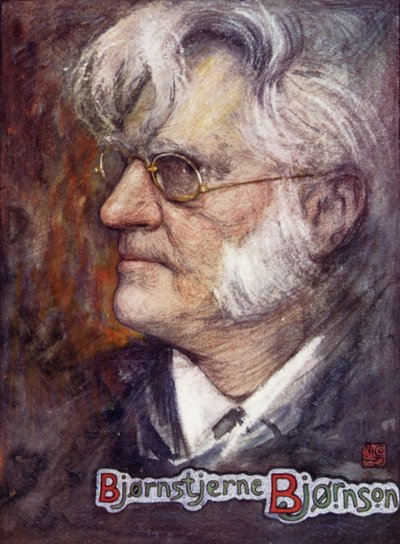 Norveç: Bjornstjerne Bjornson (renkli taş) by Nico Jungman