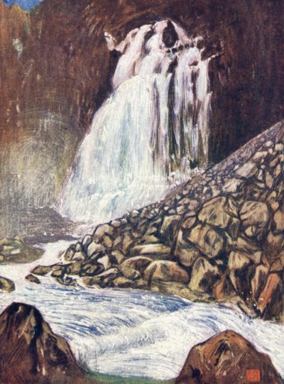 Norveç: Espelandsfos, Hardanger (renkli taş) by Nico Jungman